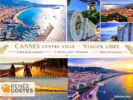 appartement en viager 3 pièces 56 m²