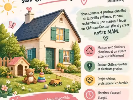 recherche location pour une mam