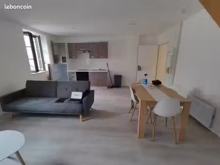 appartement t2 55m² meublé