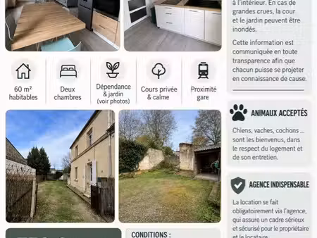 location maison saintes