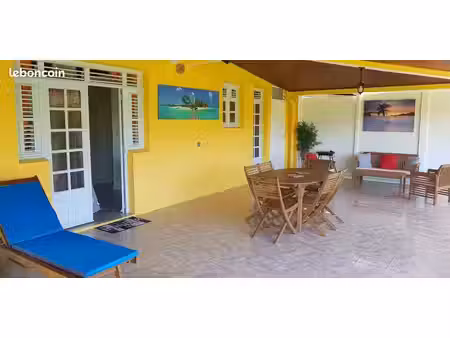 location haut de villa f4 120 m² – 3 chambres climatisées – le françois