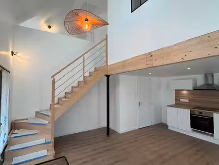 t3 neuf 62 m² – sérent – style loft / industriel