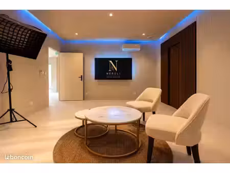 cabinet meublé et climatisé 17 m² – centre bien-être neroli – vallauris