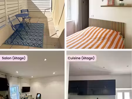 t2 duplex meublé avec terrasse plein sud - cabriès