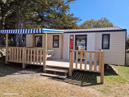 mobil-home 3 chambres 31m2  camping vue mer proche pornic