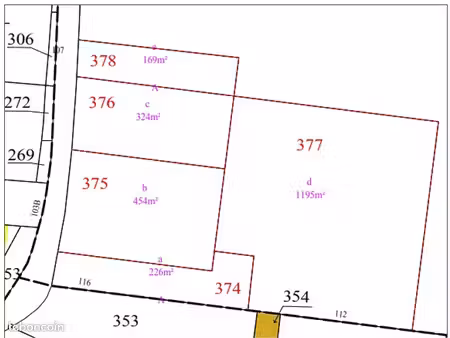 terrain viabilisé 454m² le pallet