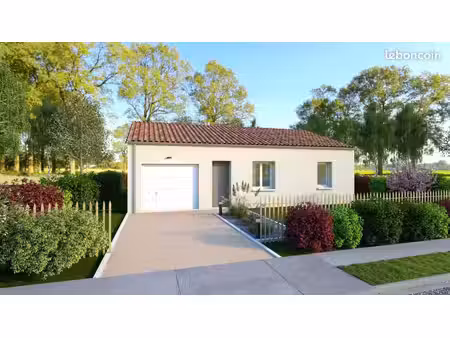 projet de construction d'une maison 69.66 m² avec terrain à paulx (44)