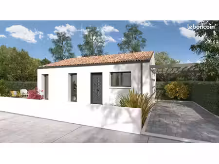 projet de construction d'une maison 60 m² avec terrain à la plaine-sur-mer (44)