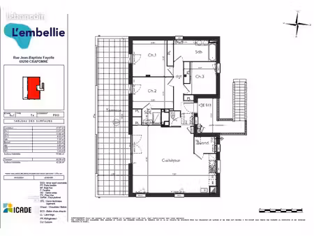bel appartement t4 neuf 98 m² – terrasse 42 m²