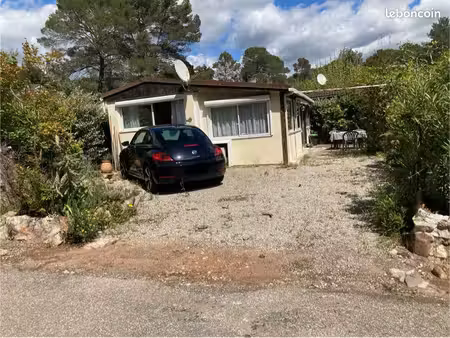 mobilhome + véranda type maisonnette