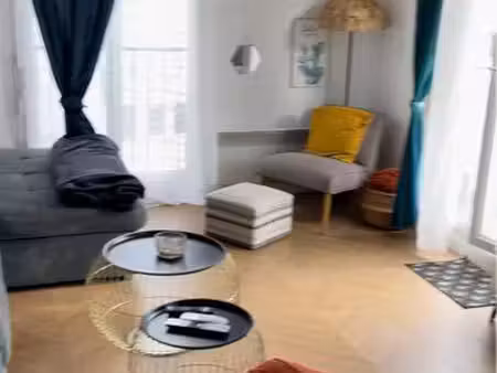 t3 meublé 58 m² – terrasse 11 m² plein sud + parking – proche centre