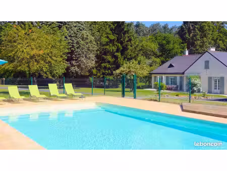 maison + piscine à 12km saumur