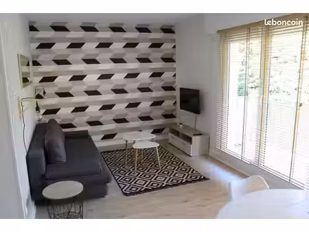 appartement t2 meublé 38 m² — bord de loire & parking — orléans (quai de la madeleine)