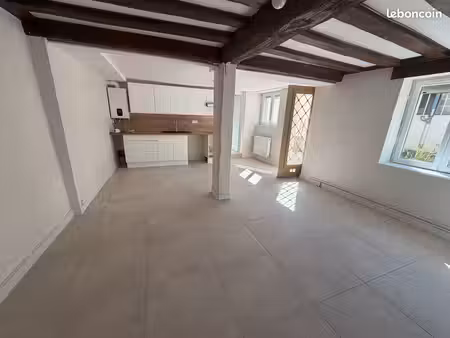 maison t3 de plain-pied rénovée avec extérieur privatif et garage - orléans rue du faubour