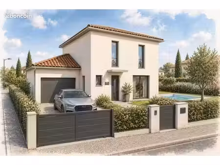 projet de construction d'une maison 95 m² avec terrain à thil (01)