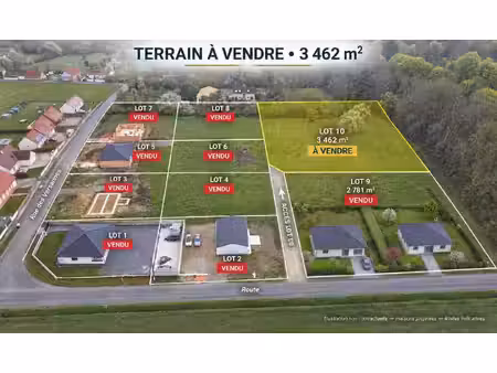 terrain à vendre