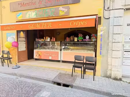 fonds de commerce glacier - vallon-pont-d’arc - emplacement touristique