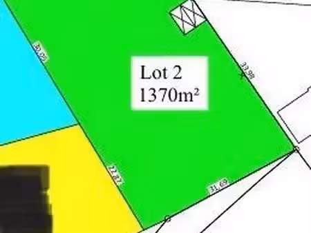 terrain à bâtir de 1370 m² à quettreville-sur-sienne (50)