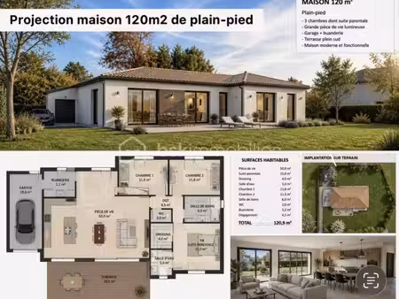terrain constructible neuf à vendre