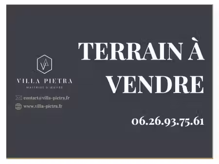 terrain avec maison neuf à vendre