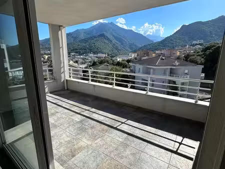 t3 non meublé 58 m² + terrasse 17 m² avec vue imprenable - corte - résidence perru