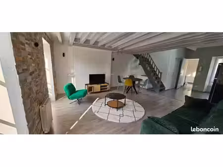 duplex 3 / 4 pièces - centre ville / château traversant 74m²