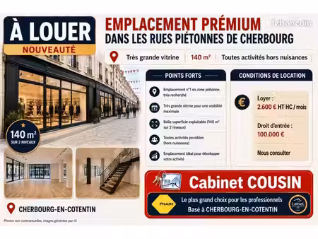 local d'activité 140 m²