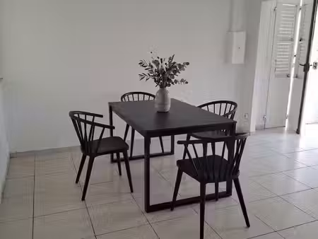 ? le vauclin – t3 meublé 80 m² – 2 chambres climatisées – jardin privatif – 1 090 cc
