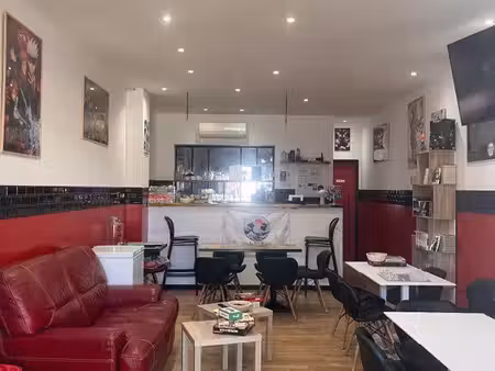 local commercial à louer – 60 m² – aménagé pour restauration rapide