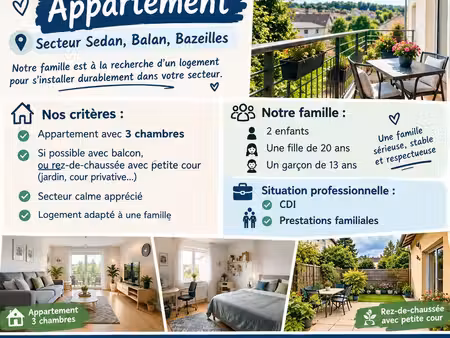 recherche appartement 3 chambres
