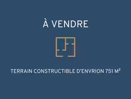 terrain constructible neuf à vendre