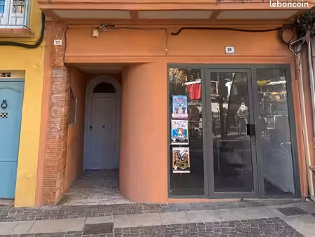 local commercial 20 m² + cave 25 m²