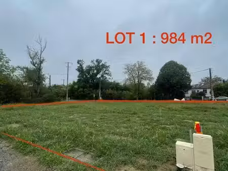 terrain constructible neuf à vendre