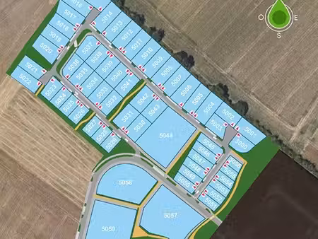 terrain constructible neuf à vendre
