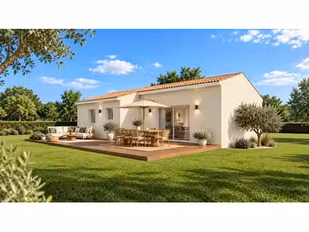 terrain avec maison neuf à vendre