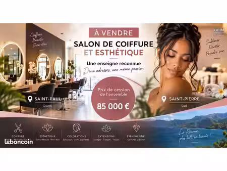 local salon de coiffure  esthétique 160 m²