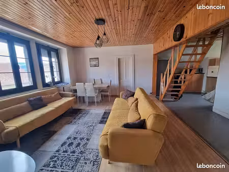 duplex t3 de charme – 62 m² – 2 chambres – morteau