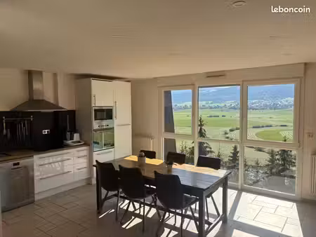 morteau – appartement 76 m² avec terrasse  garage et vue panoramique