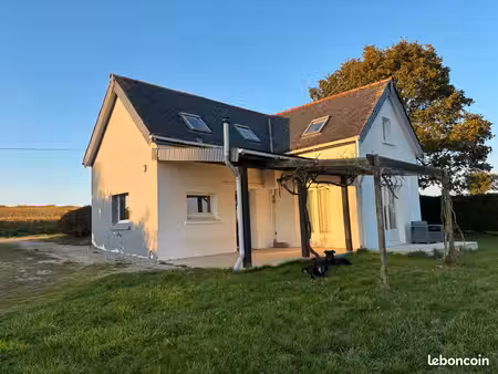 maison 86 m² – 2 chambres – jardin – garage – fibre – plonévez-du-faou