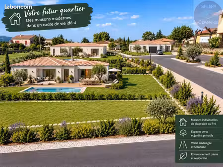 terrain 1150 m² lezan