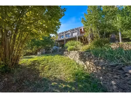 villa ossature bois avec vue exceptionnelle sur le chassezac terrain de 1 965 m²