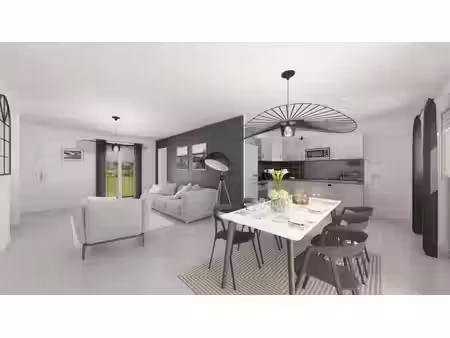 terrain avec maison neuf à vendre