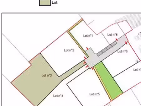 terrain viabilisé 1 155 m² - belle opportunité