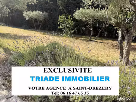 terrain 700 m² saint-bauzille-de-montmel