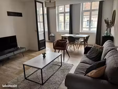 t3 en duplex entièrement meublé