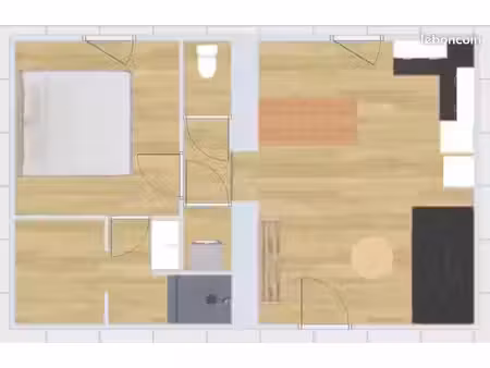 appartement t2 43m2 - refait à neuf