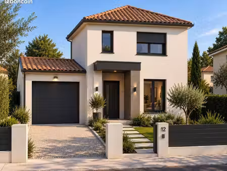 maison neuve 5 pièces à montaud sur parcelle de 580m2