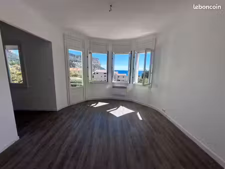 appartement t3 vue mer château et cap canaille - centre + stationnement privé