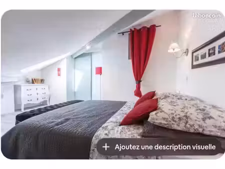 saint-raphael triangle d'or: location hors saison estivale appartement mansardé meublé typ