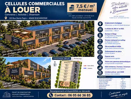 local commerciales a louer